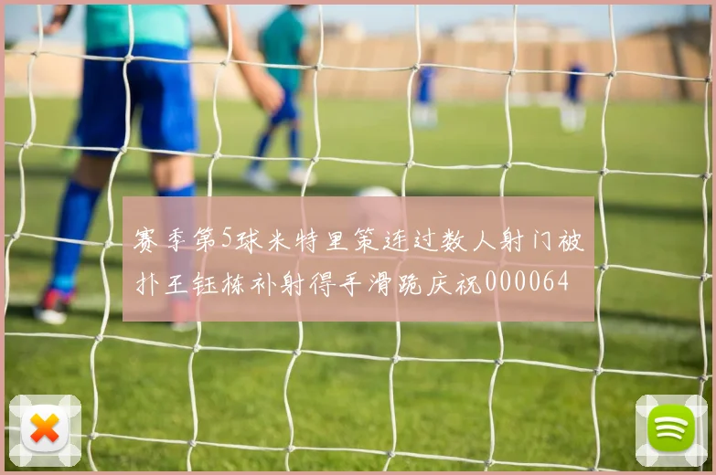 赛季第5球米特里策连过数人射门被扑王钰栋补射得手滑跪庆祝0000644